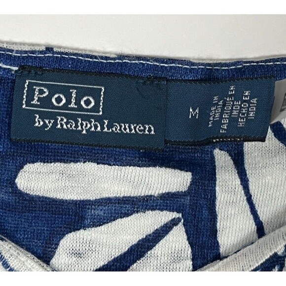 Polo Ralph Lauren Linen Maxi Dress Faux Wrap Medium‎ Floral Resort Wear Tropical - Picture 3 of 10